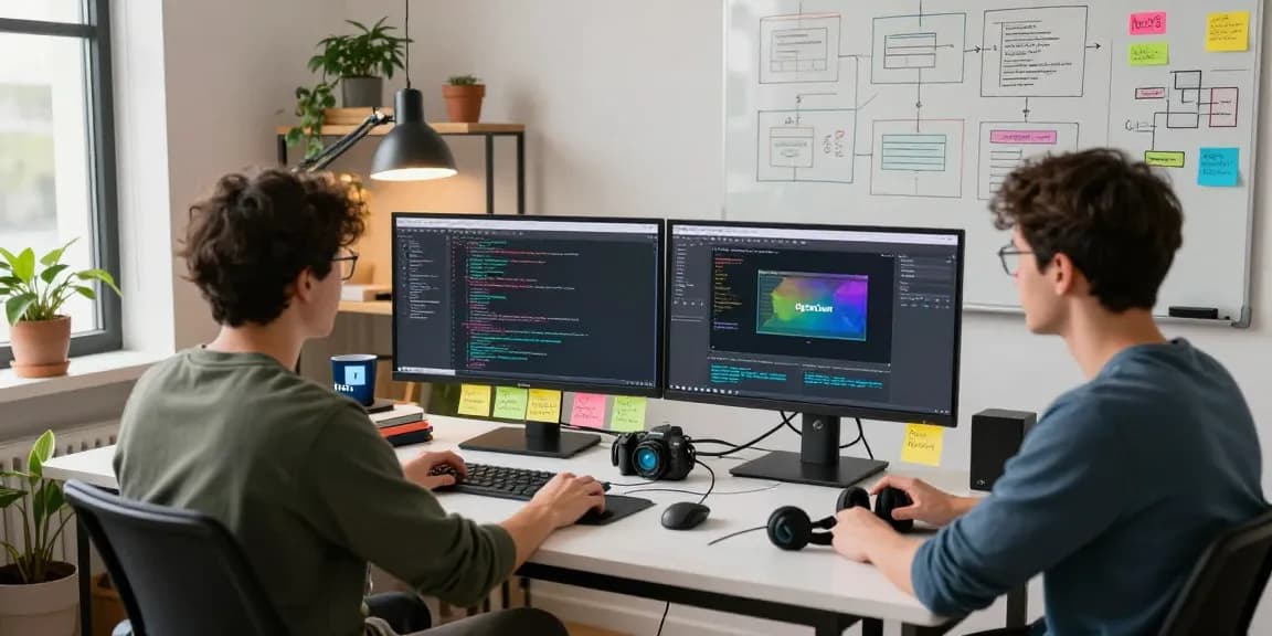 Developers utilizing OpenClaw Skill in a vibrant tech workspace, showcasing collaboration and innovation.