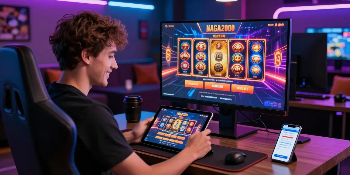 NAGA2000 platform login scene showcasing vibrant online gaming experience.