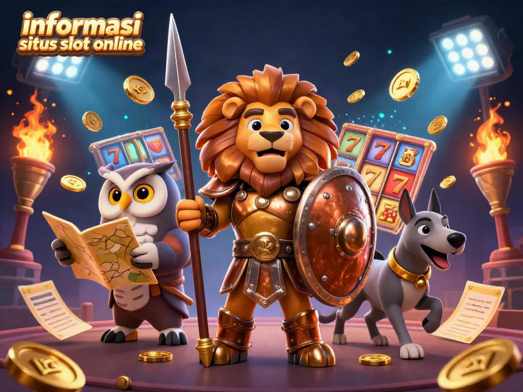 Gali informasi situs slot online melalui gambar ilustrasi menarik yang menggambarkan tema slot.