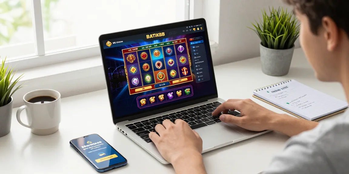 Pengguna berinteraksi dengan platform BATIK88 untuk deposit cepat dan aman.