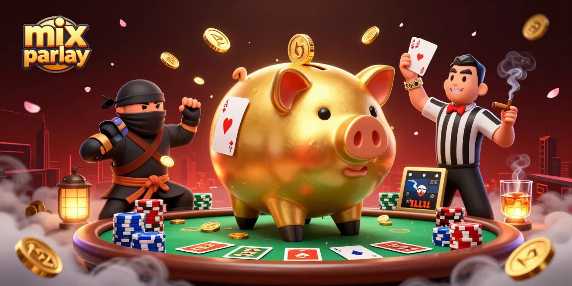 Action-packed scene showcasing a mix parlay betting strategy in a vibrant casino setting.