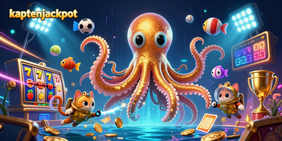Play with the kraken's treasure and sports in the vibrant kaptenjackpot scene