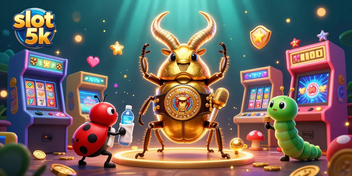 Spin and win at slot 5k with vibrant 3D characters and interactive gaming elements.