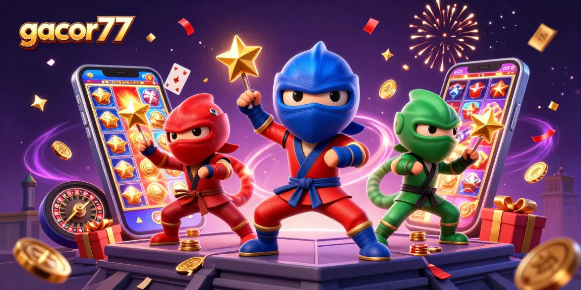 Menggoda peluang menang di gacor77 dengan ninja chameleon yang beraksi di kasino digital.