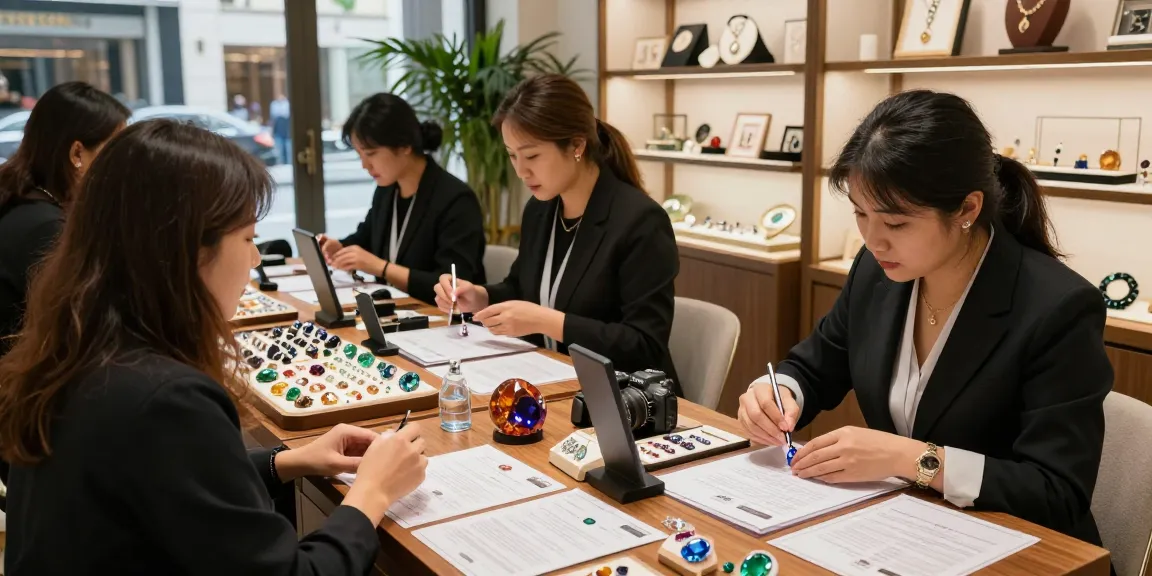 Explore exquisite gemstones at https://www.mygemspot.com in a luxurious marketplace setting.
