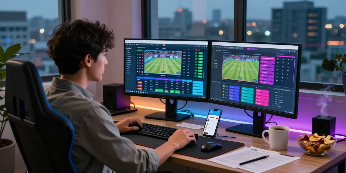 Engaging home betting environment showcasing newbet4d platform with live sports analytics.