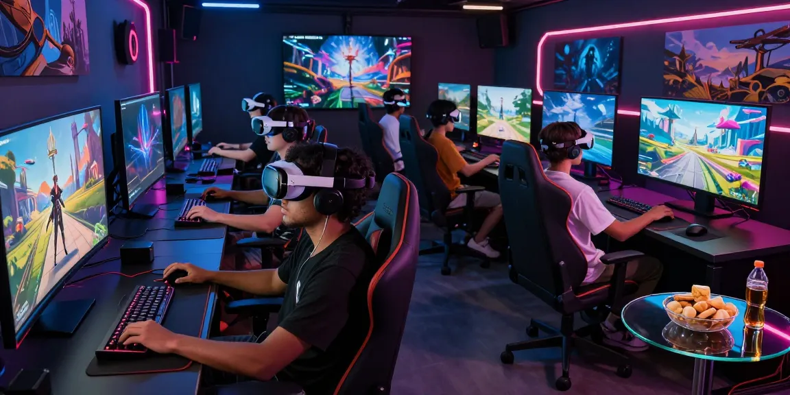 Engaged gamers enjoying immersive experiences on pakde4d platform.