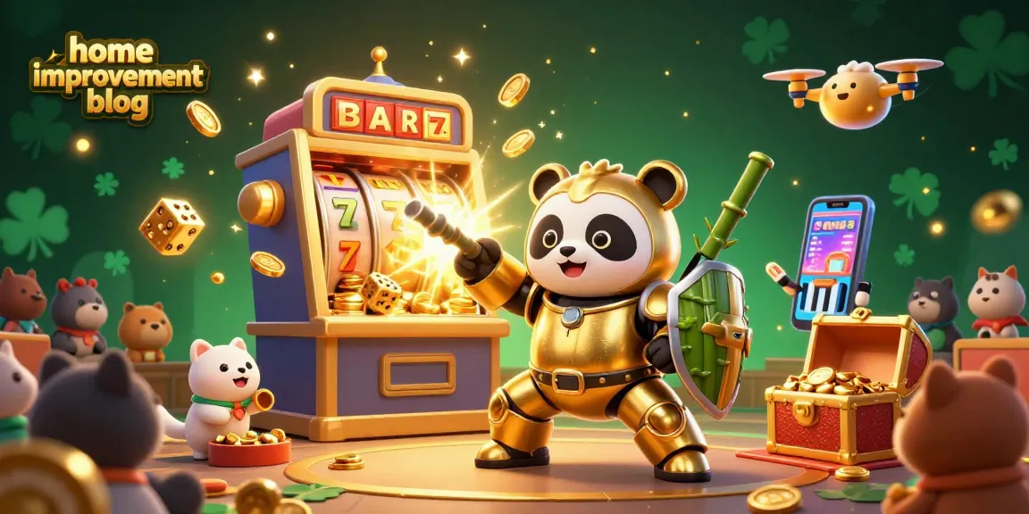 Engage with exciting gameplay on this home improvement blog featuring a thrilling jackpot scene.
