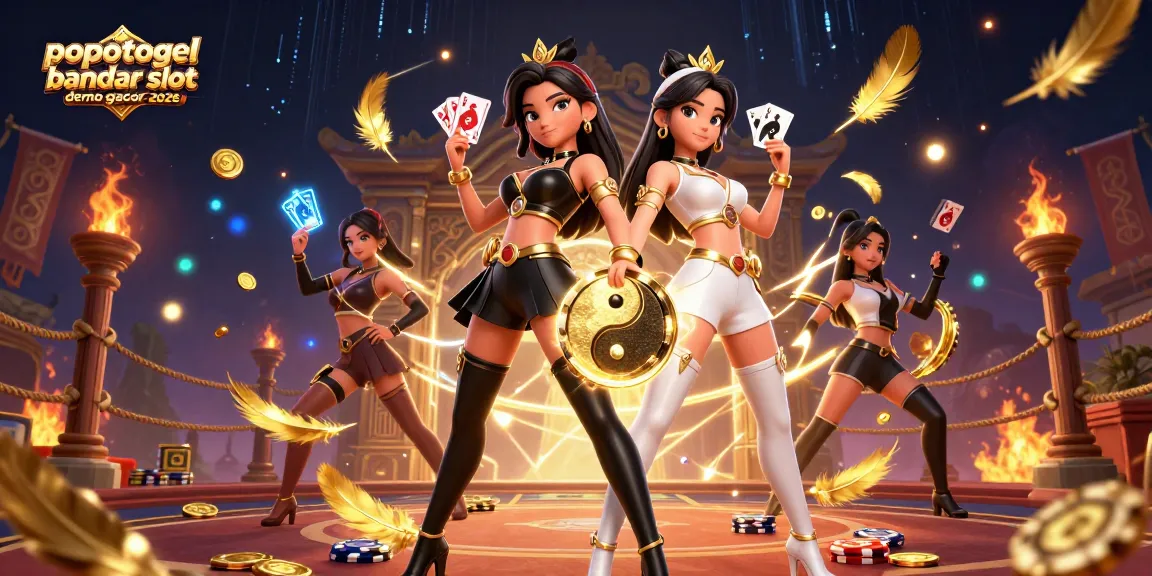 Experience the excitement of popotogel bandar slot demo gacor 2026 with stunning visuals of skilled players in a dynamic casino setting.