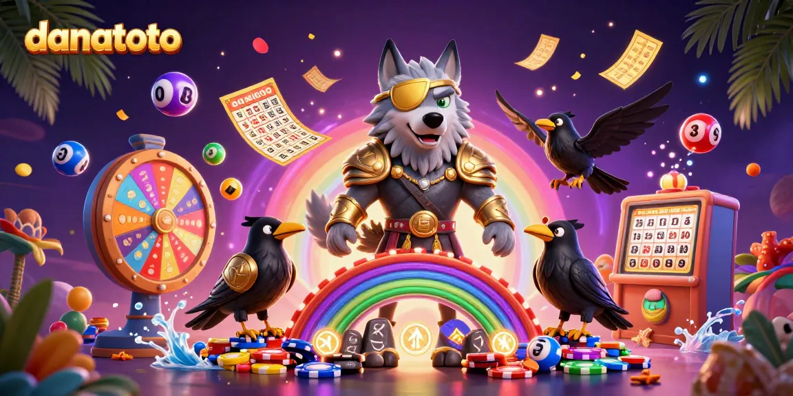 Dive into danatoto's vibrant world of gaming, where Odin and his ravens guard the jackpots and lottery treasures.