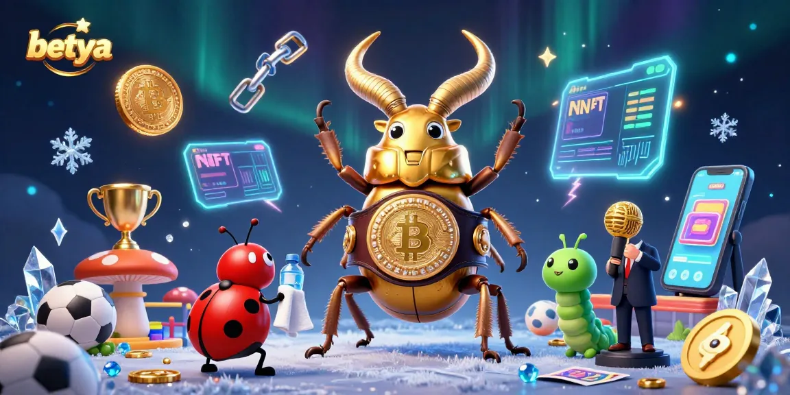 Engage in sports betting excitement with betya featuring dynamic characters and crypto elements.