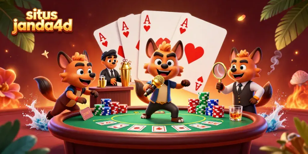 Permainan menarik di situs janda4d dengan hyena lucu, berkomedi di kasino.