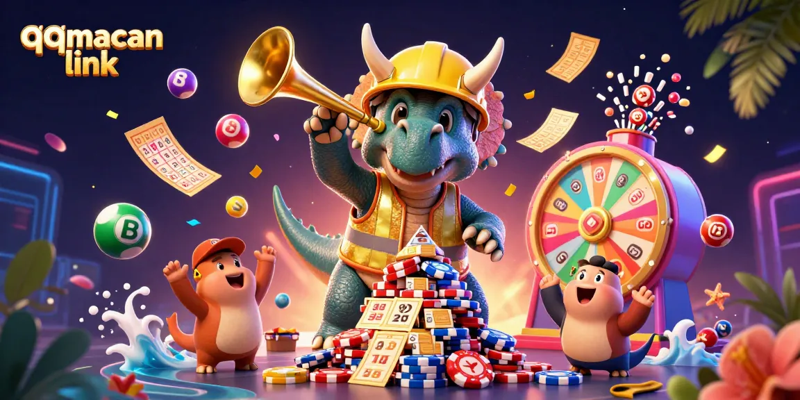 Engage with the qqmacan link for vibrant gambling excitement as cartoon characters build their luck!