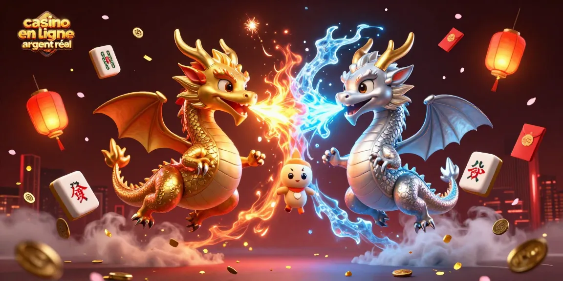 Jouez dans un casino en ligne argent réel avec des dragons 3D fantastiques et des éléments de jeu brillants.