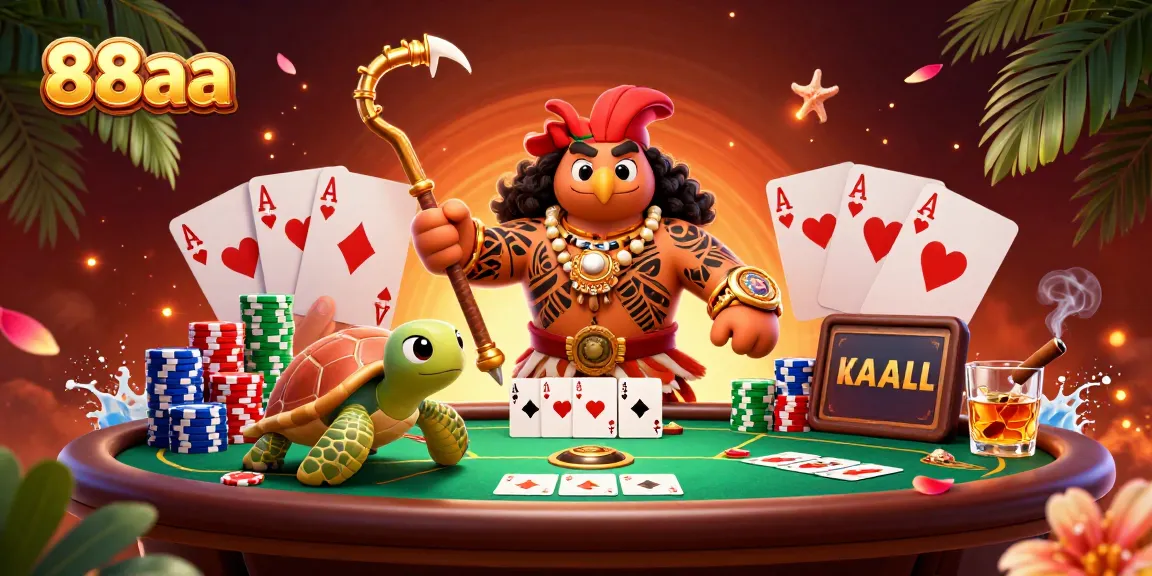 Experience thrilling play at 88aa with vibrant poker action and colorful game elements.