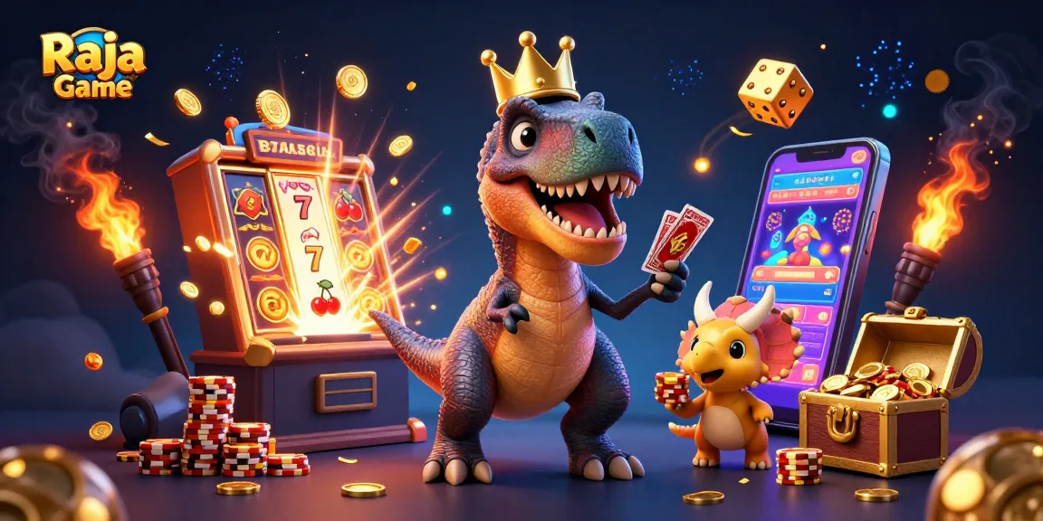 Engage with Raja Game's colorful and exciting casino experience featuring dynamic characters and gaming elements.